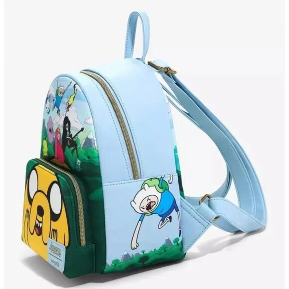 Loungefly Cartoon Network Adventure Time Characters Mini Backpack - Picture 3 of 5